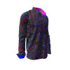 SOJOURNER DISTANT - Designer shirt with colourful pixels - GERMENS