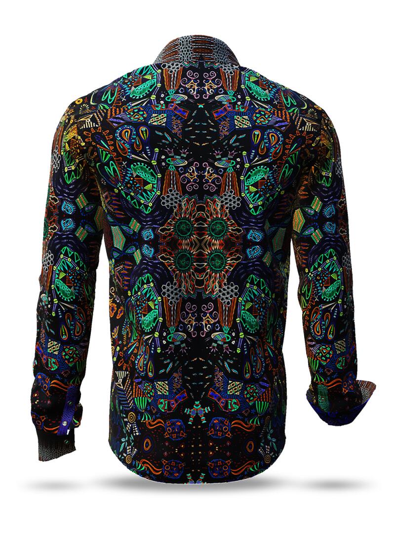 CARROUSEL SIENA - Earth coloured shirt with coloured...
