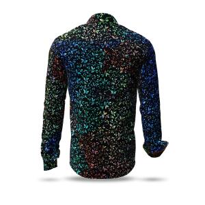 Entdecke bunte Hemden Herren FLOREL NOIR - 100 % BW