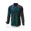 Entdecke bunte Hemden Herren FLOREL NOIR - 100 % BW