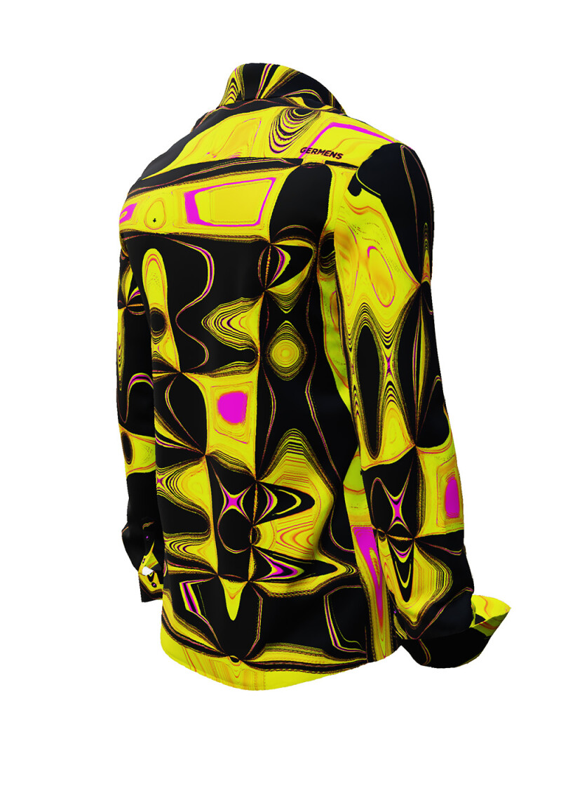 DAYTON FUNKY - Gelb schwarzes Hemd - GERMENS