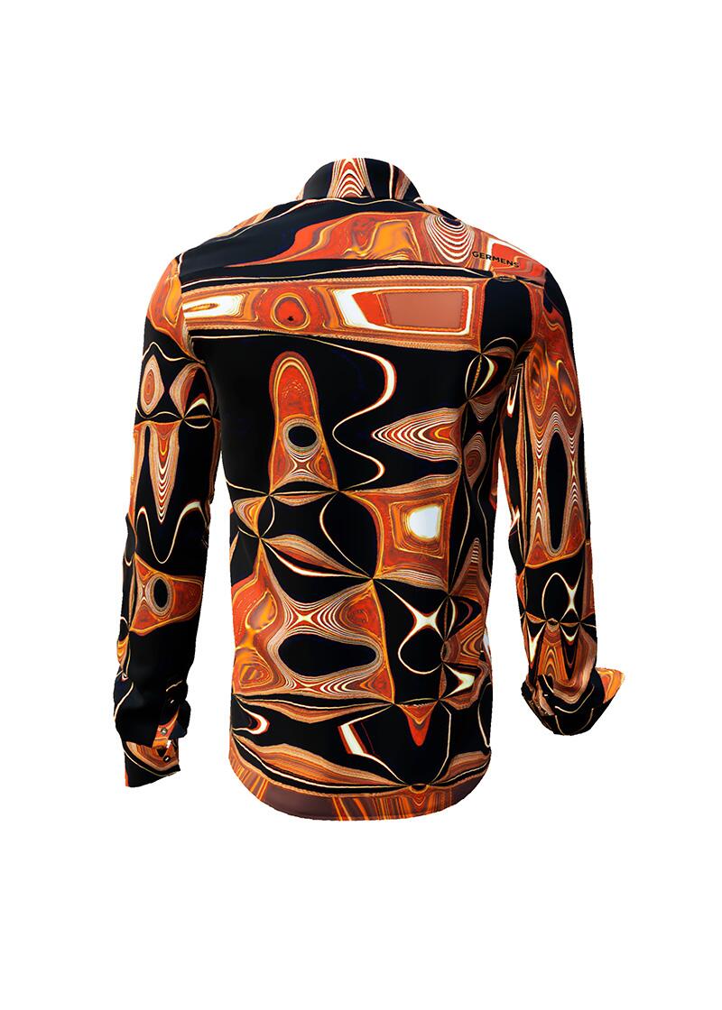 NEW ORLEANS FUNKY - Braun schwarzes Hemd - GERMENS