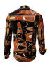 NEW ORLEANS FUNKY - Braun schwarzes Hemd - GERMENS