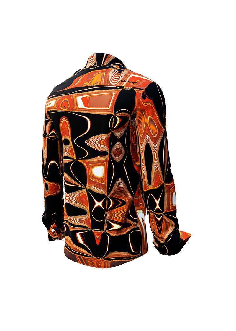 NEW ORLEANS FUNKY - Braun schwarzes Hemd - GERMENS