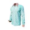 FLAMINGO HOTEL 2 - Turquoise shirt with coloured back graphic - GERMENS