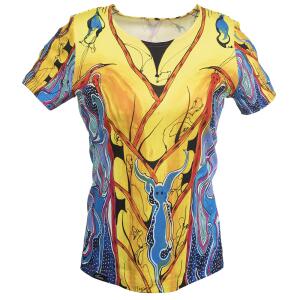 ENKI - Colorful ladies short sleeve tshirt by GERMENS