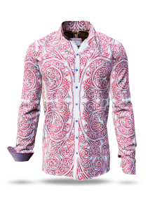 Entdecke bunte Hemden Herren PORTE NOTRE DAME PARIS ROI - 100 % Baumwolle