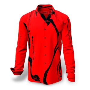 LEBENSADER CHILI - Red black shirt - GERMENS