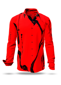 Entdecke bunte Hemden Herren LEBENSADER CHILI - 100 % Baumwolle