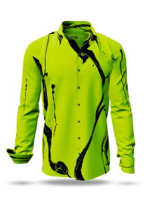 Entdecke bunte Hemden Herren LEBENSADER APFEL - 100 % Baumwolle