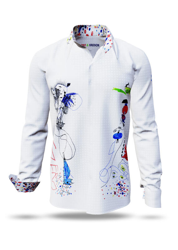 Discover colorful button up shirts for men GERO & GREGOR - 100% cotton