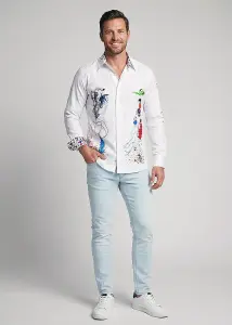 Discover colorful button up shirts for men GERO &...