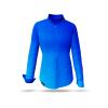 Blue GRADIENT AZURE blouse from GERMENS - 100 % cotton