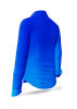 BLAUE BLUSE GRADIENT AZURE Blusen Damen - 100 % Baumwolle - GERMENS artfashion