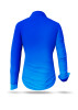 ausgefallene Damenbluse für Damen - GRADIENT AZURE - 100 % Baumwolle - GERMENS artfashion - Größen XS bis 3XL