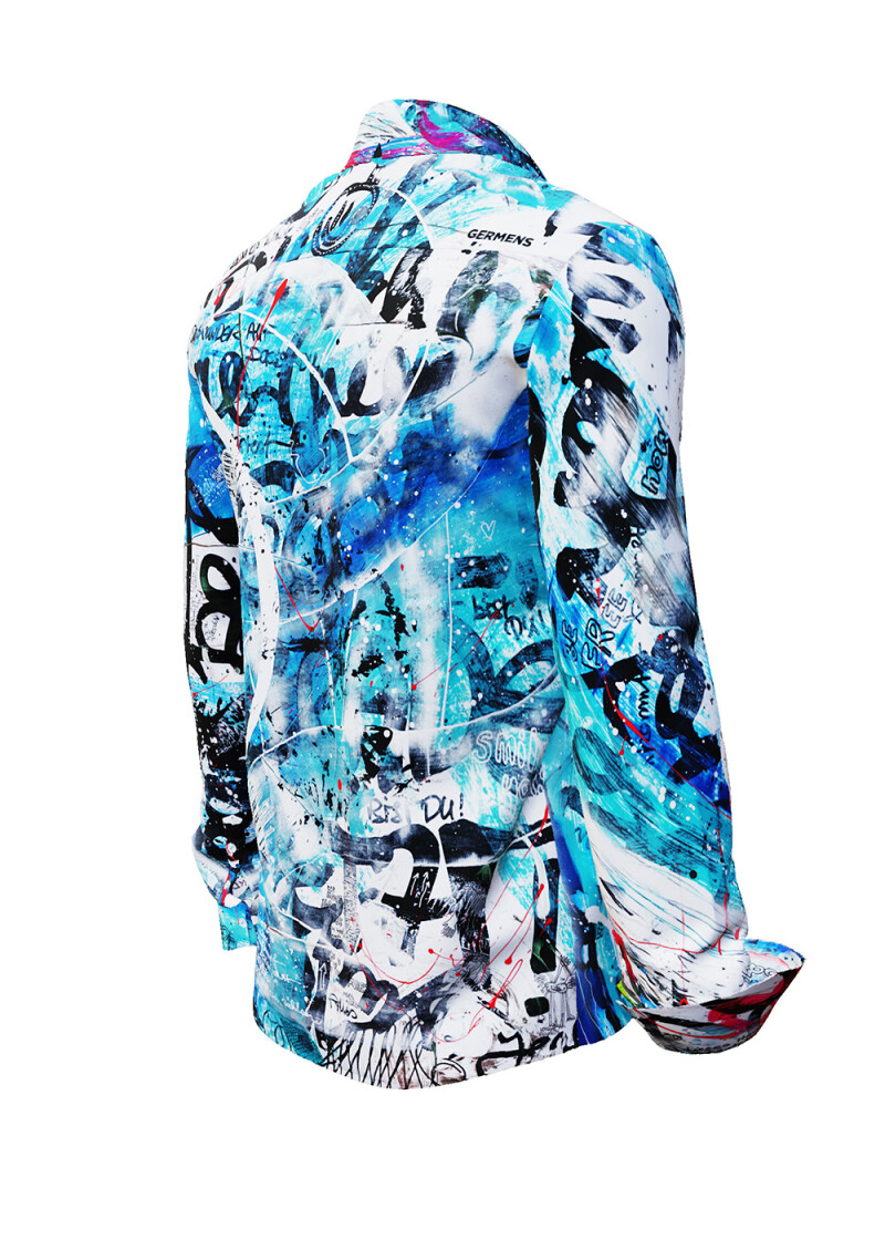 DAS WUNDER BIST DU - blue casual shirt - GERMENS