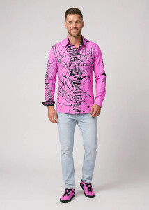 DENADA PINK Hemden Herren - 100 % Baumwolle - GERMENS...