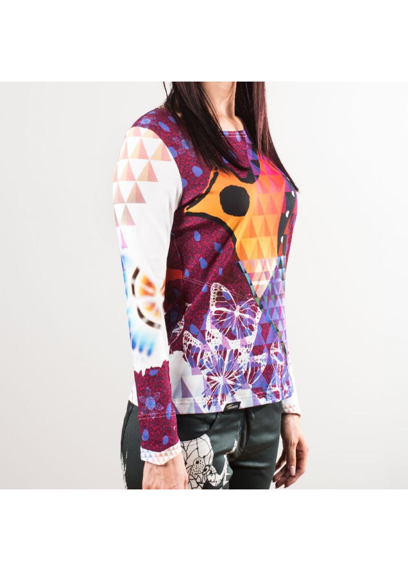 BUTTERFLY PIPERS - Colorful ladies long sleeve tshirt