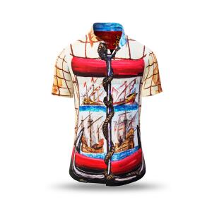 buntes Sommerhemd Herren NAVES von GERMENS artfashion mit...