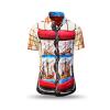colorful summer shirt men NAVES by GERMENS artfashion with ships - 100 % cotton - 10 sizes from XS-6XL