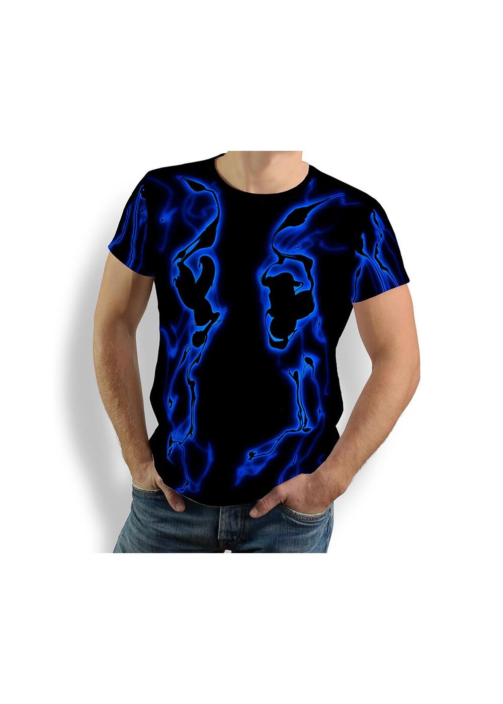 BLUEZONE  - Herren TShirt Rundhals - 100 % Baumwolle -...