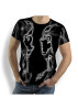 T Shirt Herren - DARKLIGHT - 100 % Baumwolle - GERMENS artfashion - Größe L