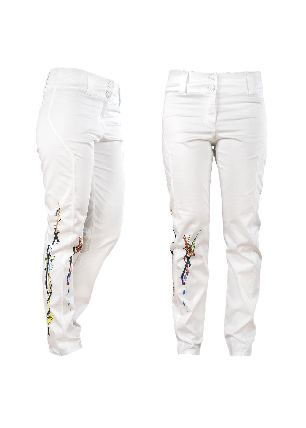 SAVILLE Weie Damenhose - GERMENS