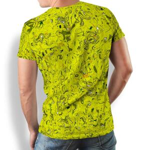 GRAVUR LEMON - Herren TShirt Rundhals - 100 % Baumwolle -...