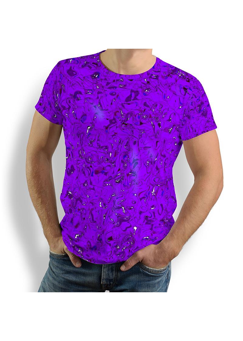 T Shirt Herren GRAVUR LILAS von GERMENS