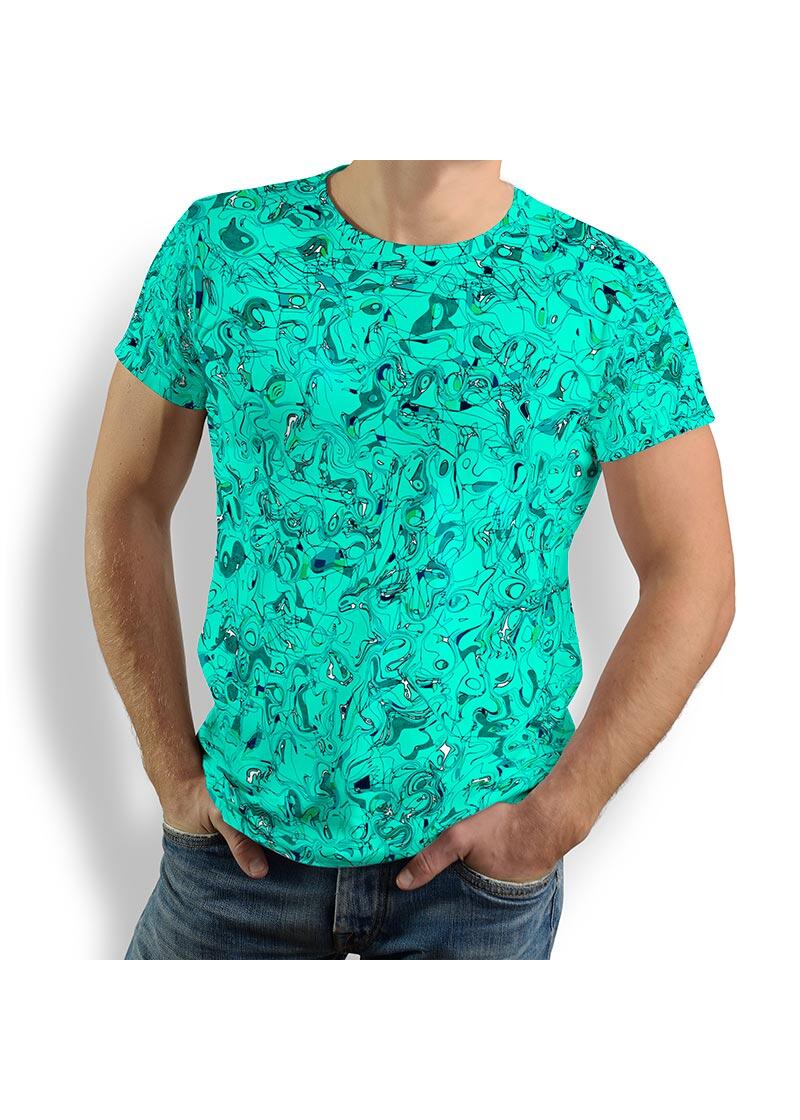 GRAVUR MINT - Herren TShirt Rundhals - 100 % Baumwolle - GERMENS