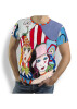 Unique T-shirts for men - ZIRKUSLEBEN - 100% cotton - GERMENS artfashion - Sizes S to 5XL