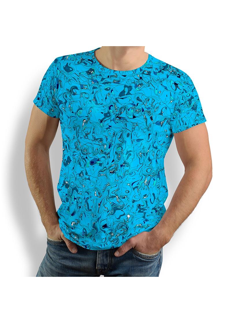 T Shirt Herren GRAVUR BLUE von GERMENS