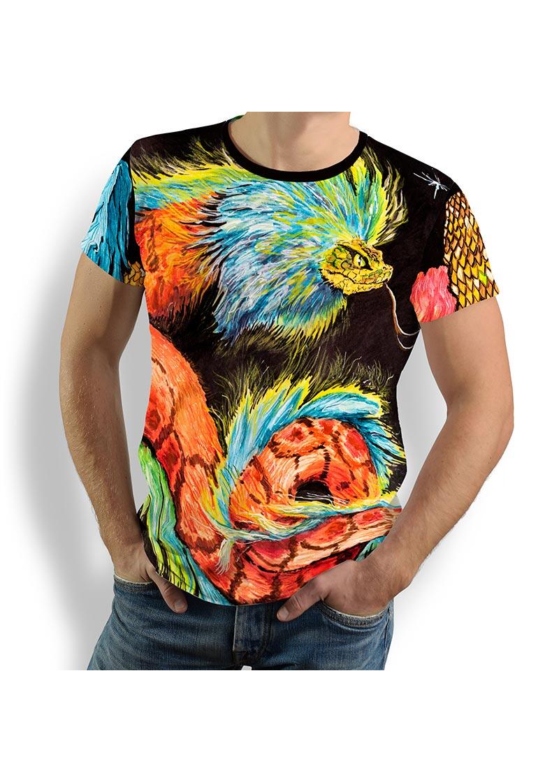 QUETZAL - Herren TShirt Rundhals - 100 % Baumwolle - GERMENS