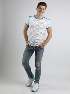 Unique T-shirts for men - TAK TAK SKY - 100% cotton -...