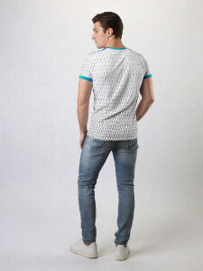 Unique T-shirts for men - TAK TAK SKY - 100% cotton -...