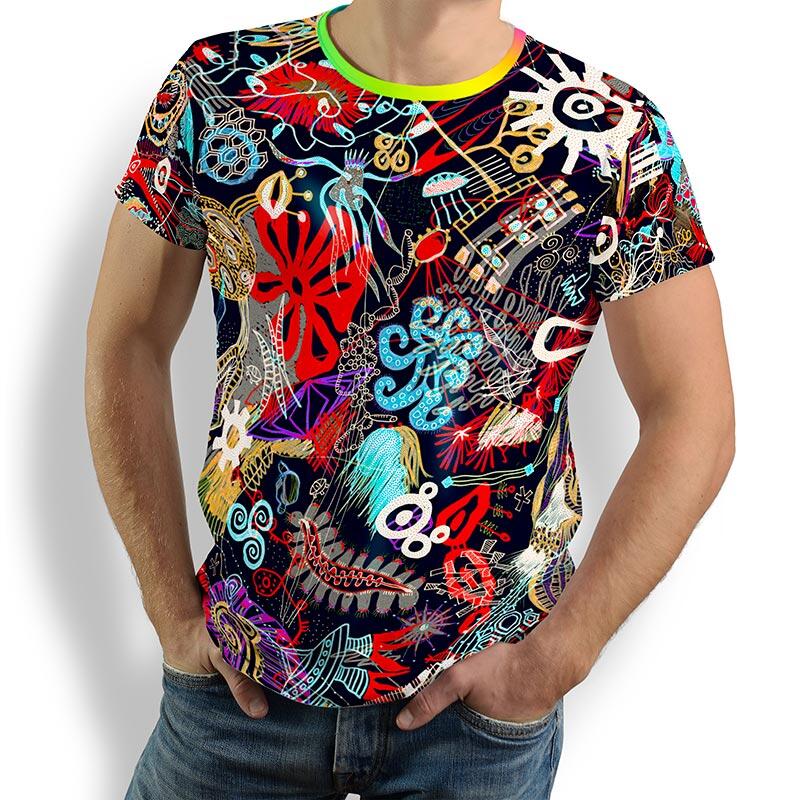 ausgefallene T-Shirts für Männer - MAMBO - 100 % Baumwolle - GERMENS artfashion - Größen S bis 5XL