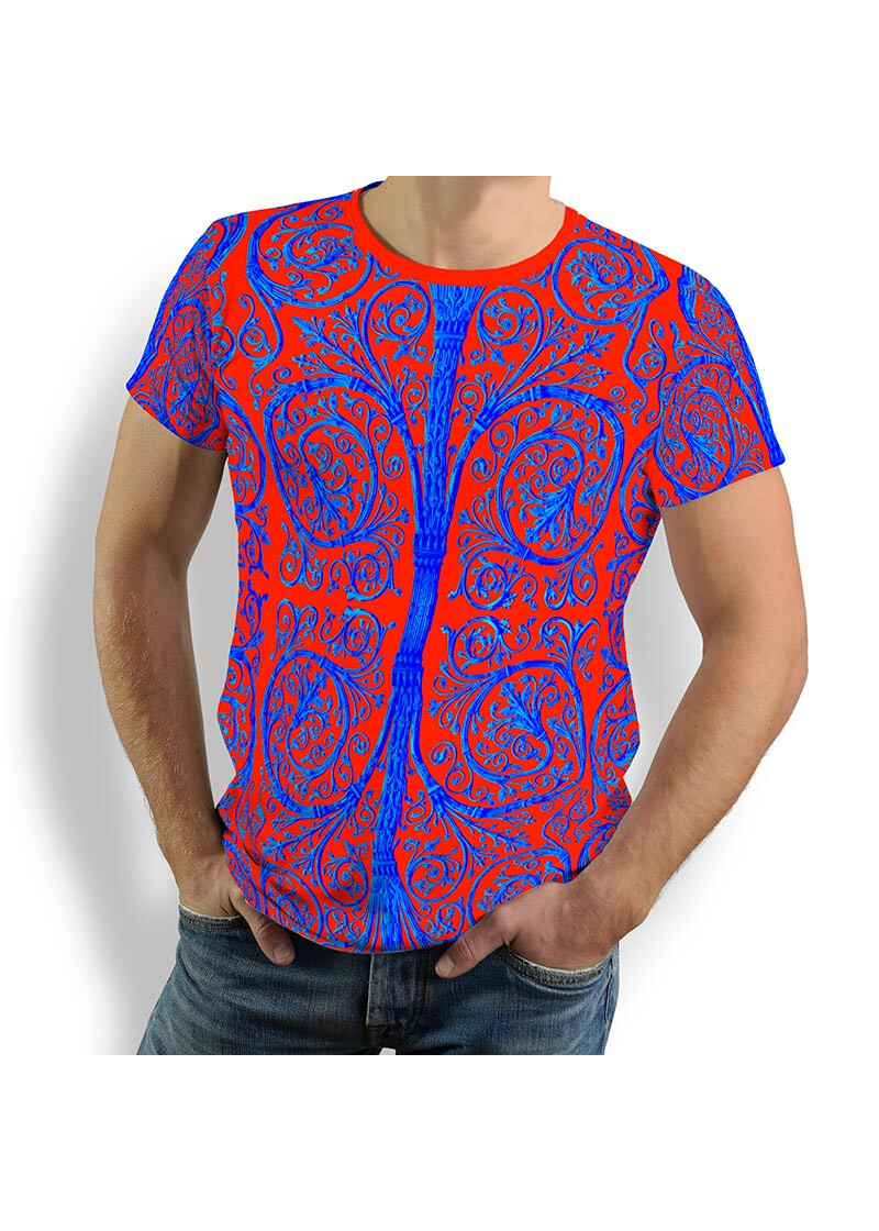 T Shirt Herren PORTE PARIS NOTRE DAME RED von GERMENS