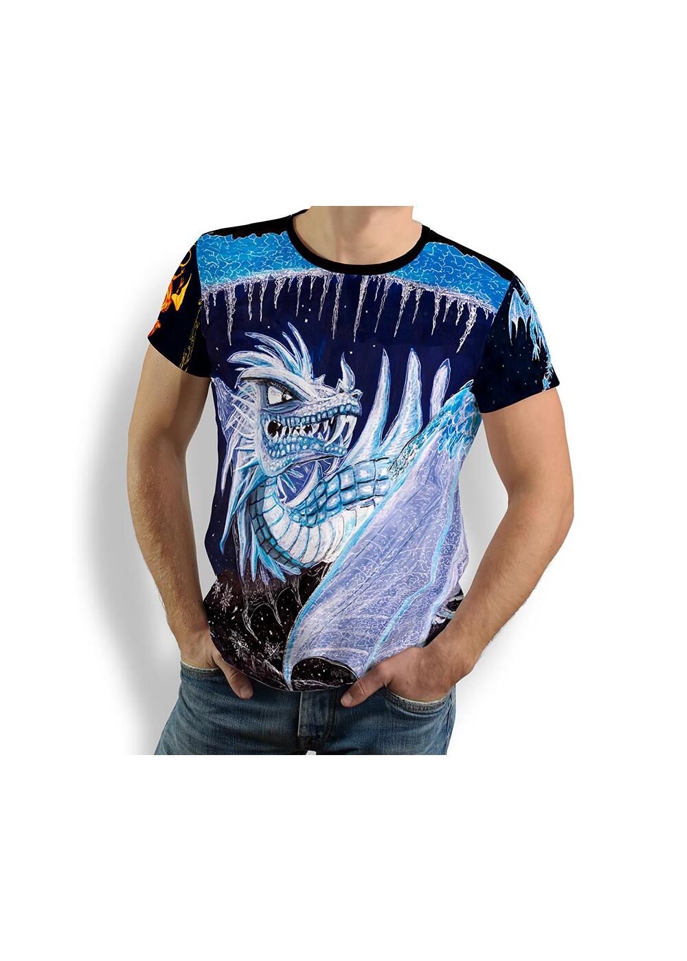 FROST & GLOW - Herren TShirt Rundhals - 100 % Baumwolle -...