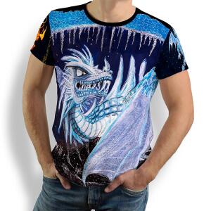 FROST & GLOW - Herren TShirt Rundhals - 100 %...