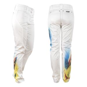 Beautiful white ladies pants ROMANTICA by Germens