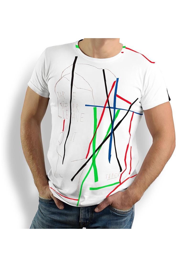 T Shirt Herren TAPE IT OR LEAVE IT von GERMENS