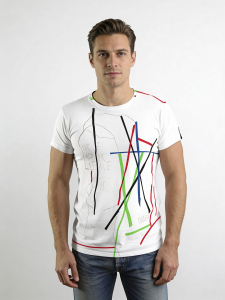 Unique T-shirts for men - TAPE IT OR LEAVE IT - 100% cotton - GERMENS artfashion - Sizes S to 5XL