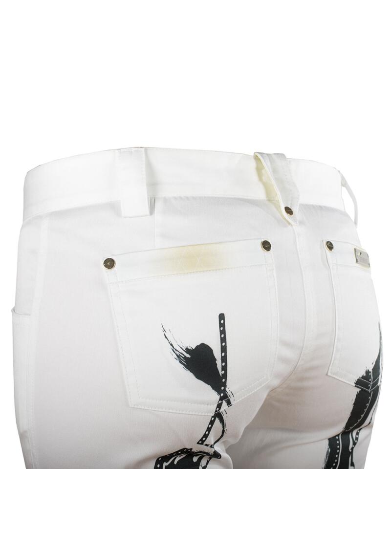 BEARDSLEY - Wei-schwarze Damenhose - GERMENS
