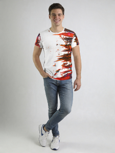 ausgefallene T-Shirts für Männer - INTERFERENCE - 100 % Baumwolle - GERMENS artfashion - Größe 4XL