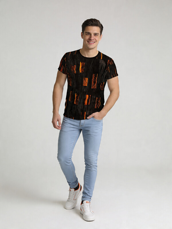 Unique T-shirts for men - ZORN - 100% cotton - GERMENS artfashion - Sizes S to 5XL