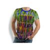 buntes T Shirt Herren FLUORO von GERMENS - 100 % Baumwolle - 8 Größen von S-5XL