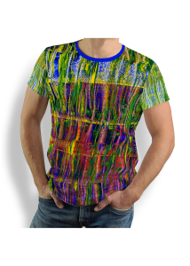 ausgefallene T-Shirts für Männer - FLUORO - 100 % Baumwolle - GERMENS artfashion - Größen S bis 5XL