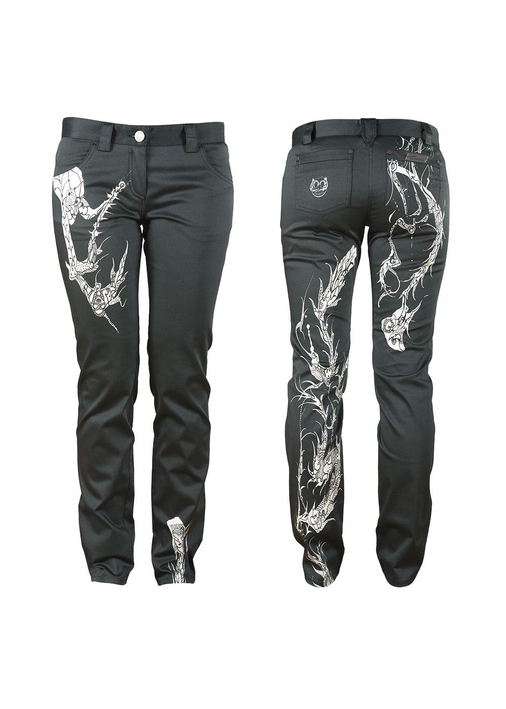 Black Women's Trousers DRACHENTTER by Germens