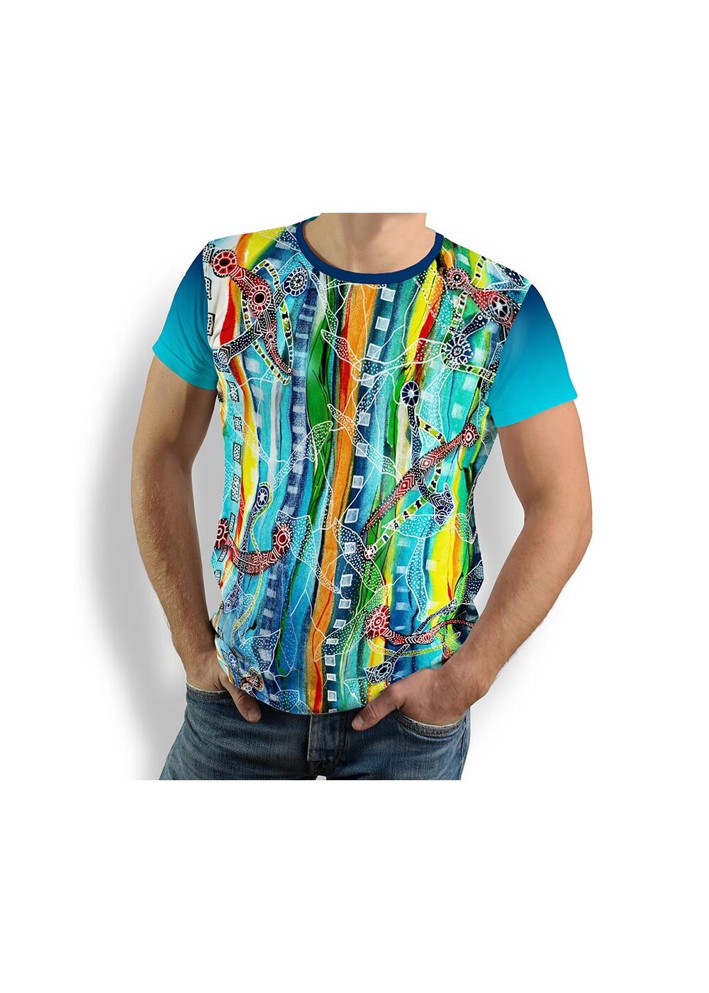 COLUMBU - Herren TShirt Rundhals - 100 % Baumwolle - GERMENS