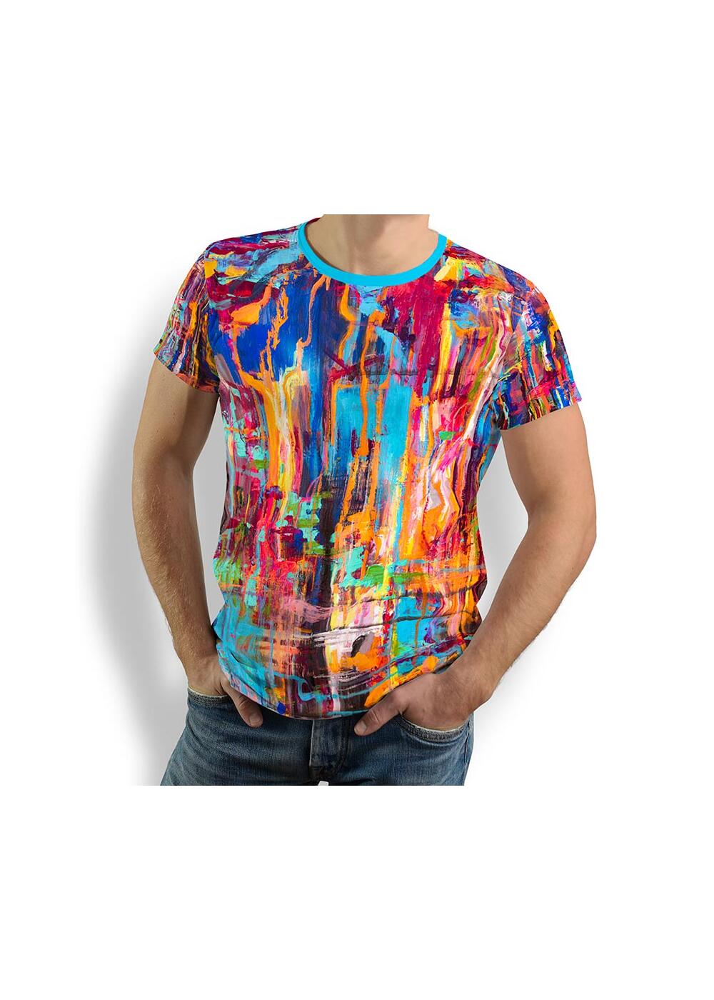 HAPPY - Herren TShirt Rundhals - 100 % Baumwolle - GERMENS